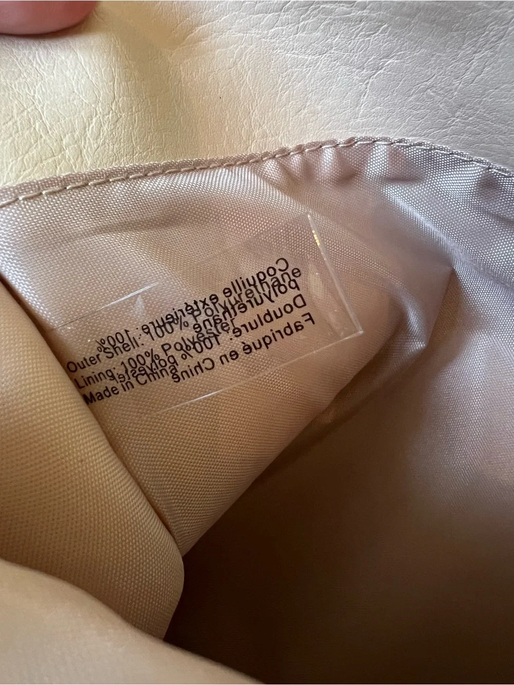 Béis faux leather laptop sleeve